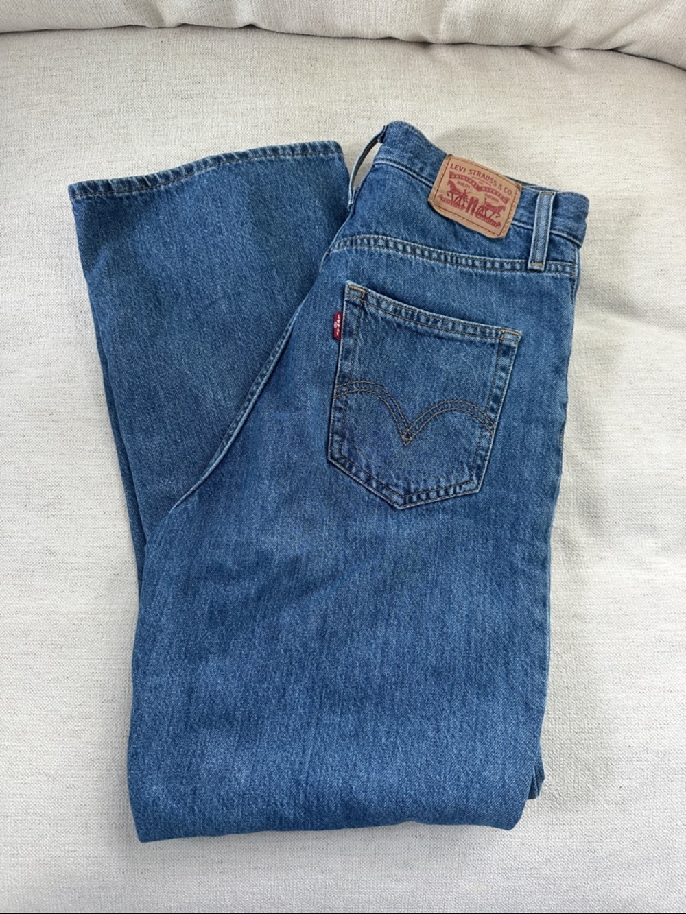 Levi's High Waisted Straight Jeans